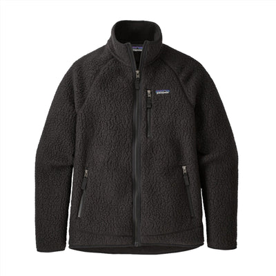 Patagonia Retro Pile Fleece Jacket for Men (Past Season) Black