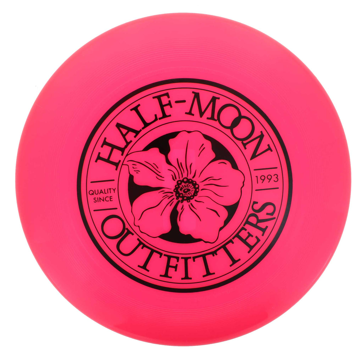 Half-Moon Outfitters Flower Logo Frisbee