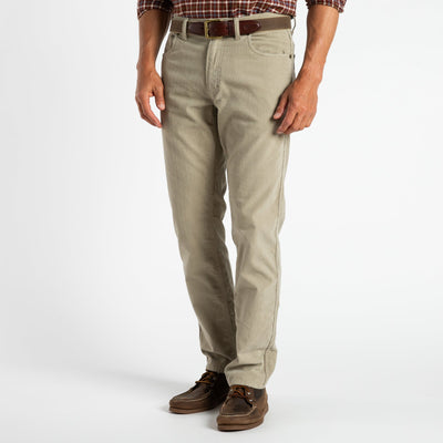 Duck Head Holston Corduroy 5-Pocket Pants for Men Khaki #color_khaki