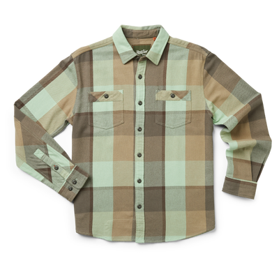 Howler Brothers Rodanthe Blanket Flannel Shirt for Men (Past Season) Riddell Plaid : Treehouse #color_riddell-plaid-treehouse