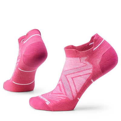 Smartwool Run Zero Cushion Low Ankle Socks for Women Power Pink #color_power-pink