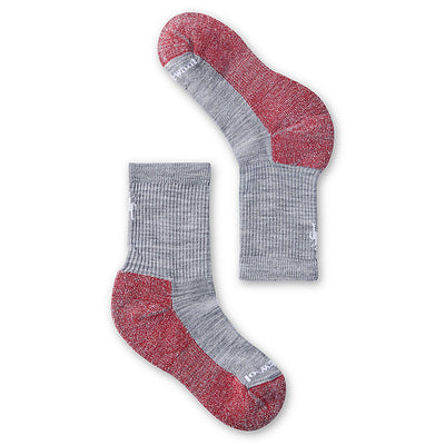 Smartwool Hike Light Cushion Crew Socks for Kids Light Gray #color_light-gray