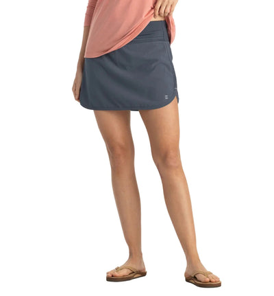 Free Fly Apparel Bamboo-Lined Active Breeze Skort for Women Blue Dusk II