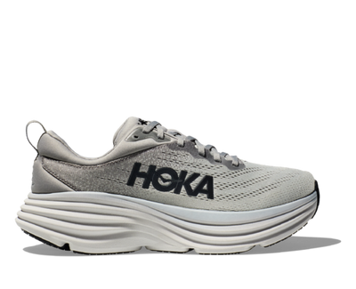 Hoka Bondi 8 Shoes for Men Sharkskin/Harbor Mist #color_sharkskin-harbor-mist