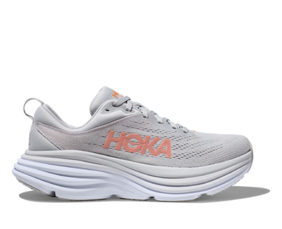 Hoka Bondi 8 Wide Shoes for Women Harbor Mist/ Lunar Rock