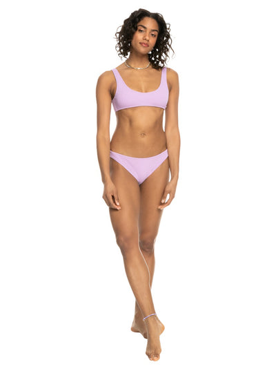 Roxy Aruba Moderate Bikini Bottoms Crocus Petal