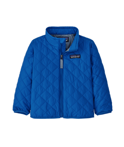 Patagonia Nano Puff Jacket for Baby (Past Season) Bayou Blue w/Light Plume Grey