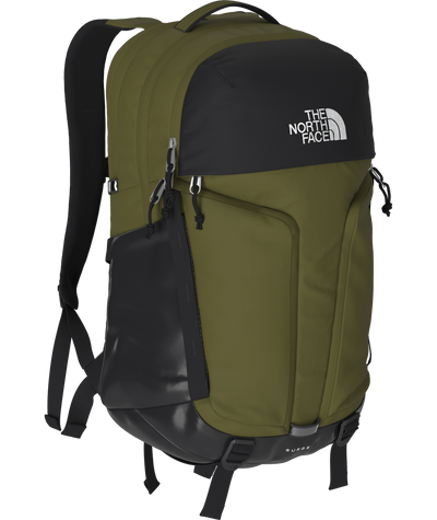 The North Face Surge Backpack Forest Olive/TNF Black
