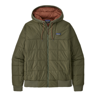 Patagonia Box Quilted Hoody for Men (Past Season) Basin Green
