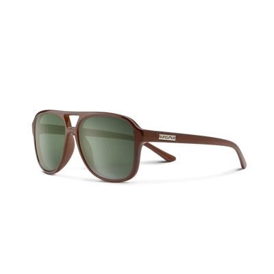 Suncloud Optics Sandy Sunglasses Cedar + Polarized Gray Green Lens