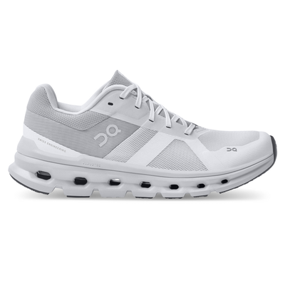 On Cloudrunner Wide Shoes for Women White/Frost