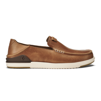 Kakaha Leather Slip-On Shoes for Men Fox/Fox
