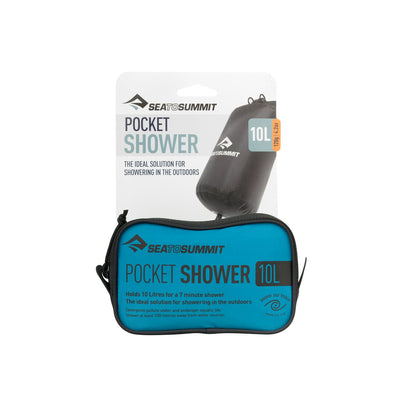 10L Pocket Shower Black