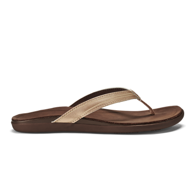 Olukai Aukai Sandals for Women Copper/Dark Java