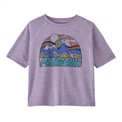 Patagonia Capilene Cool Daily T-Shirt for Baby (Past Season) Fitz Roy Rays/Lune Purple X-Dye
