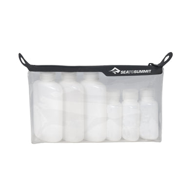 Sea to Summit Travelling Light TPU Clear Zip Pouch with Bottles