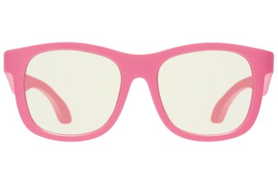 Babiators Screen Savers: Think Pink! Navigator Blue Light Glasses 6+ #color_think-pink