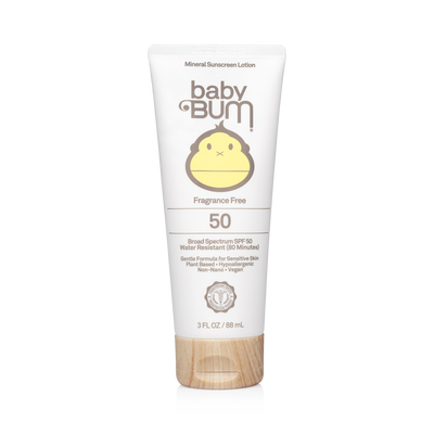 Sun Bum Baby Bum Mineral SPF 50 Sunscreen Lotion-Fragrance Free for Kids