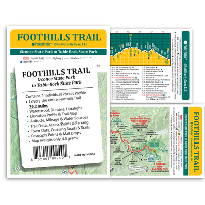 Foothills Trail Pocket Map