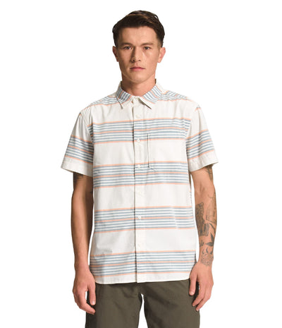 Baytrail Yarn-Dye Shirt for Men Gardenia White Explore Stripe