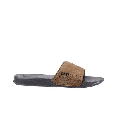Reef One Slide Sandals for Men Grey/Tan #color_grey-tan