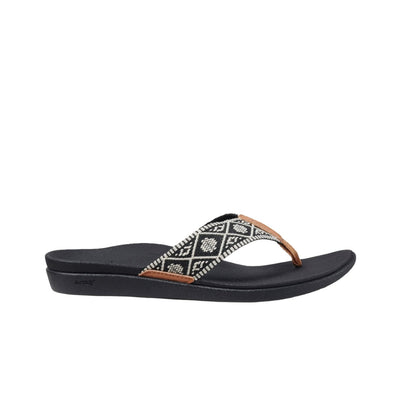 Chaco Ortho Woven Sandals for Women (Past Season) Black/White