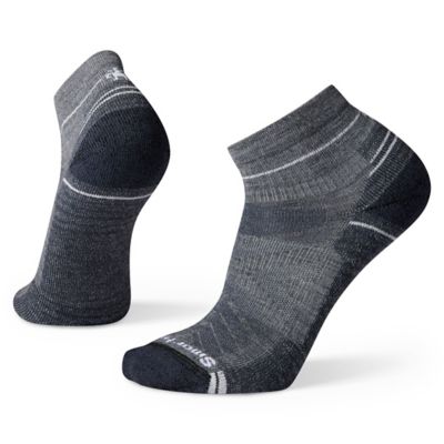 Hike Light Cushion Ankle Socks for Men Medium Gray #color_medium-gray