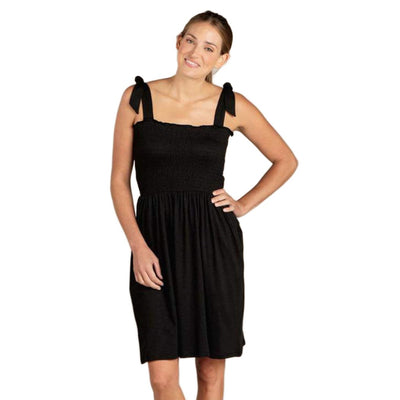 Toad&Co Gemina Sleeveless Dress for Women (Past Season) Black