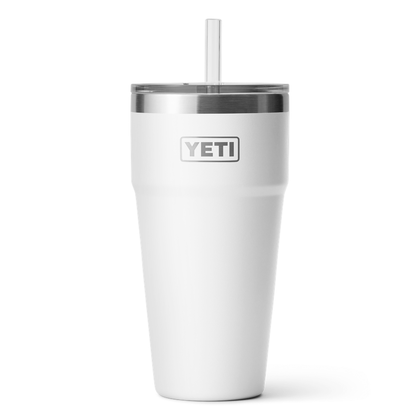 YETI Rambler 26 oz Straw Cup, Vacuum Insulated, Stainless Steel with Straw  Lid, Charcoal