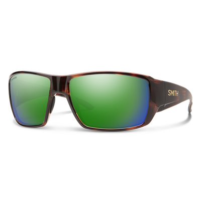 Smith Guide's Choice Sunglasses Tortoise + ChromaPop Polarized Green Mirror Lens
