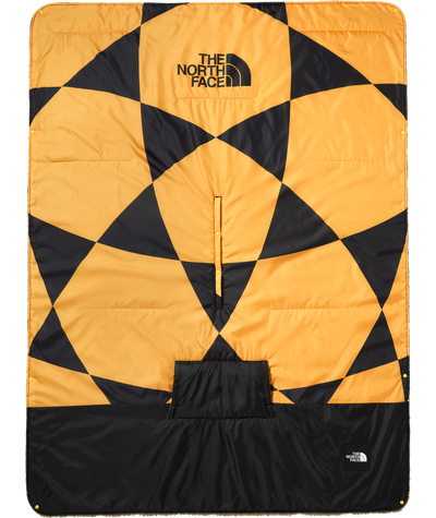 The North Face Wawona Fuzzy Blanket Summit Gold Geodome Print