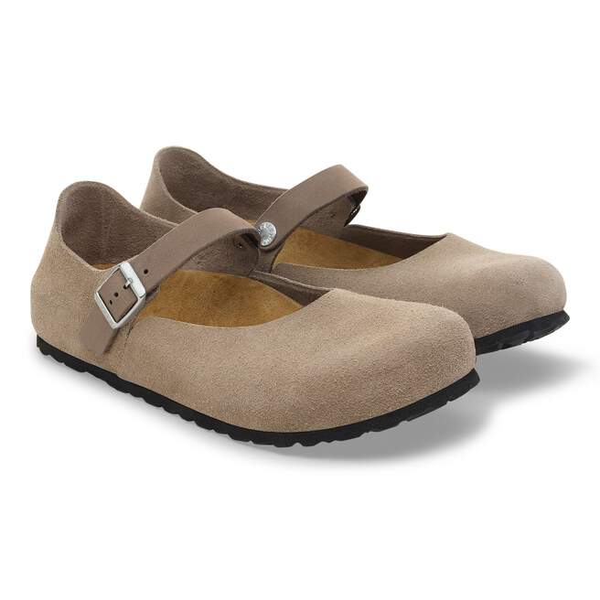 Birkenstock Mantova Suede Leather Shoes for Women – Half-Moon