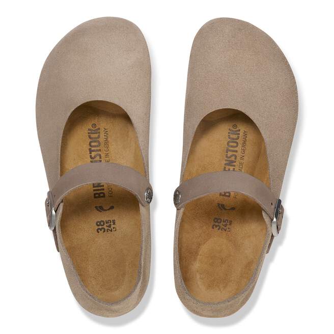 Birkenstock Mantova Suede Leather Shoes for Women – Half-Moon