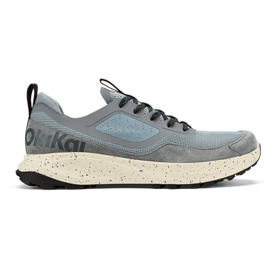 OluKai Makiki All-Terrain Athletic Shoes for Men Cloud Grey | Poi