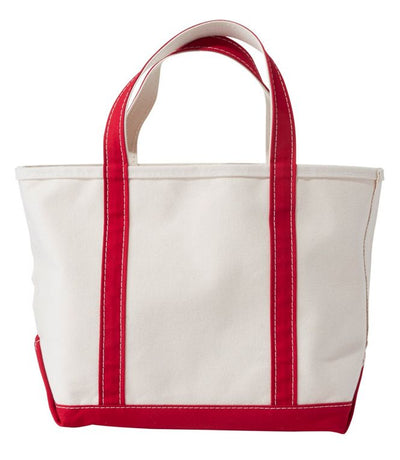 L.L.Bean Boat and Tote, Open Top Bag Red