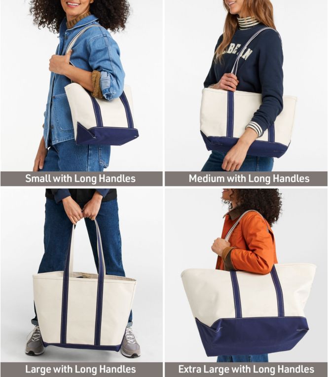 L.L.Bean Medium Boat n Tote with Long Handles – Half-Moon Outfitters