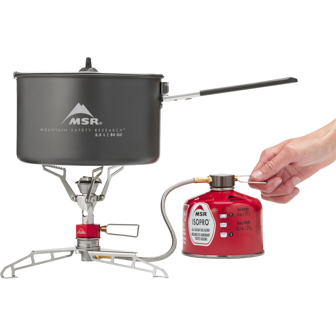 バーベキュー・調理用品 MSR LOWDOWN REMOTE STOVE ADAPTER MSR LowDown Remote Stove Adapter – Half-Moon Outfitters
