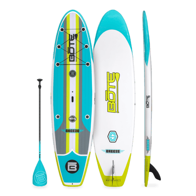 Bote 11'6" Breeze Aero Inflatable Paddle Board Full Trax Citron