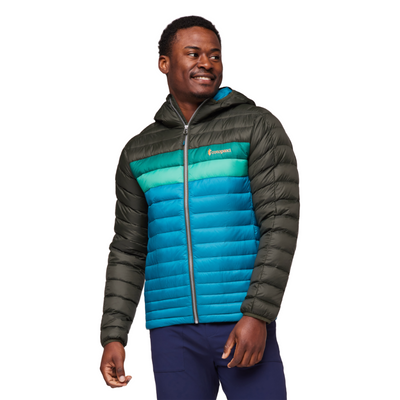 Cotopaxi Fuego Hooded Down Jacket for Men Woods/Gulf