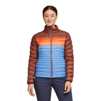 Cotopaxi Fuego Down Jacket for Women Acorn/Lupine #color_acorn-lupine