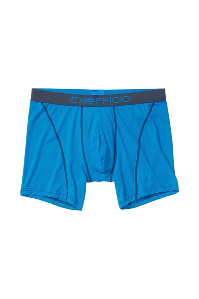 Ex'Officio Give-N-Go Sport 2.0 Boxer Brief 6'' for Men (Past Season) Clear Blue/Navy
