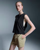 On Focus Crop Tank Top for Women Black