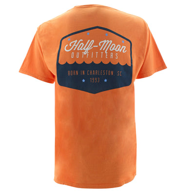 Half-Moon Outfitters Badge Logo Short Sleeve Pocket T-Shirt Horizon (FINAL SALE) 
