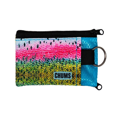 Chums Surfshorts Patterns Wallet Rainbow Trout