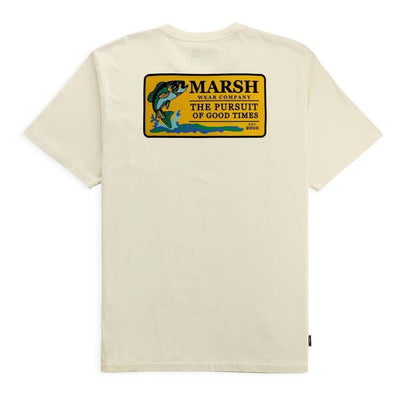 Marsh Wear Clutch Tee for Men Vintage White