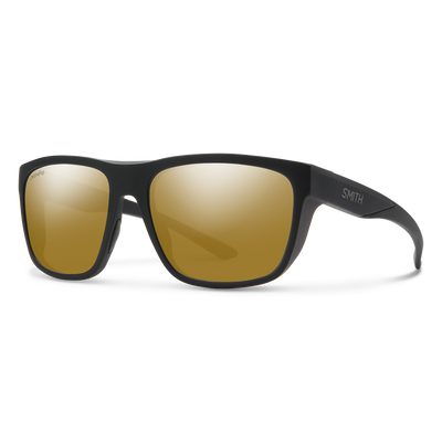 Smith Barra Sunglasses Matte Black + ChromaPop Polarized Bronze Mirror Lens