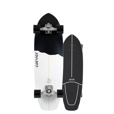 Carver Skateboards CX Blacktip 32.5" Surfskate Black Tip