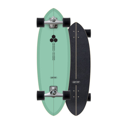 Carver CX Raw 31.75" CI Twin Pin Surfskate Complete Seafoam Channel Islands