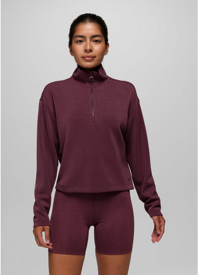 Shea Half-Zip for Women Deep Vino