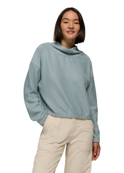 Prana Olivia Long Sleeve Pullover for Women Quarry